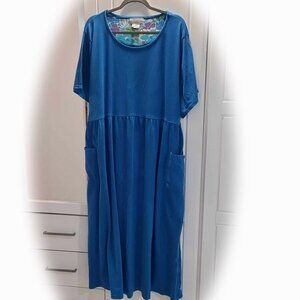 Poly Cotton T-shirt dress 26-28W